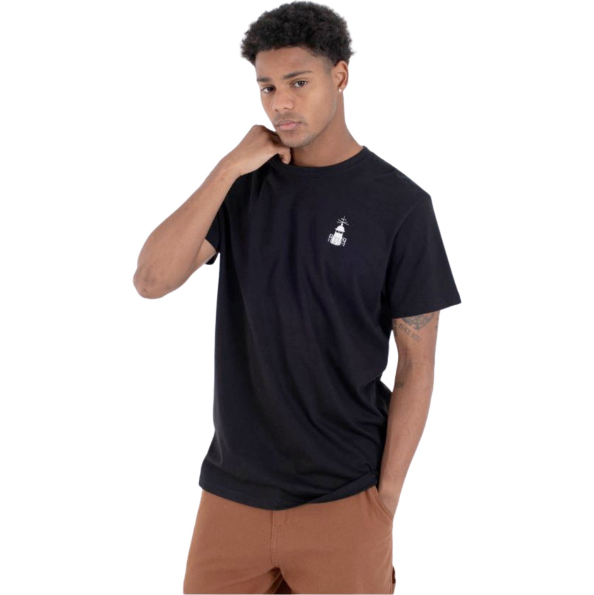 2026 Hurley M&auml;nner Nazare Lithse T-Shirt MTSEUPH0004 - Black